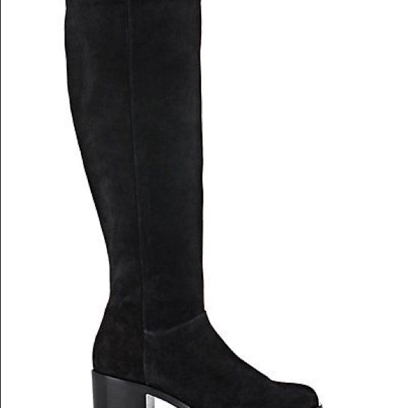 Rag & Bone Ashby Black Suede Over The Knee Boot - Picture 4 of 8